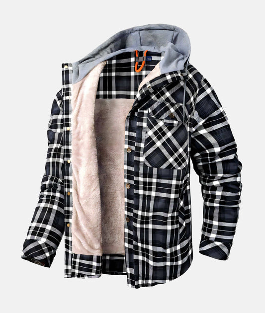 Elarova | Karierte Flanelljacke für Herren