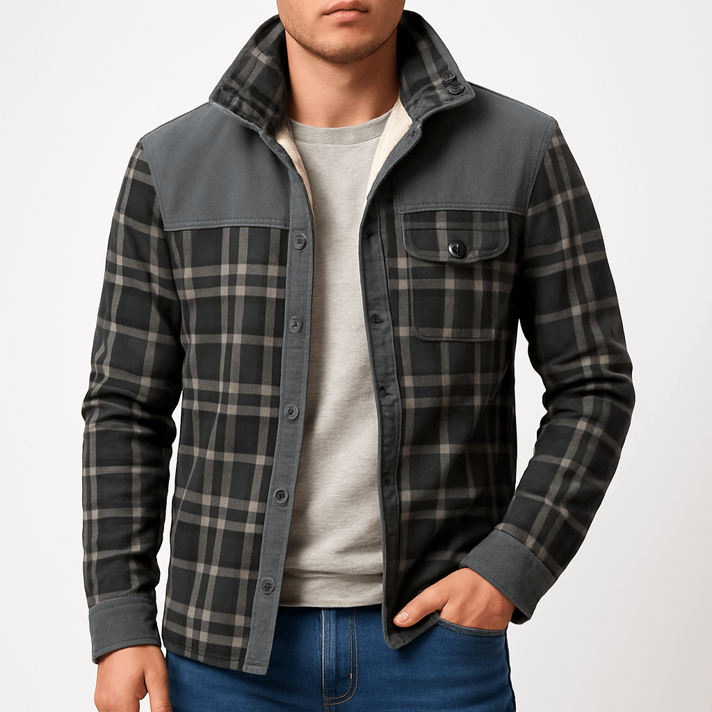 Elarova | Karierte Hemdjacke