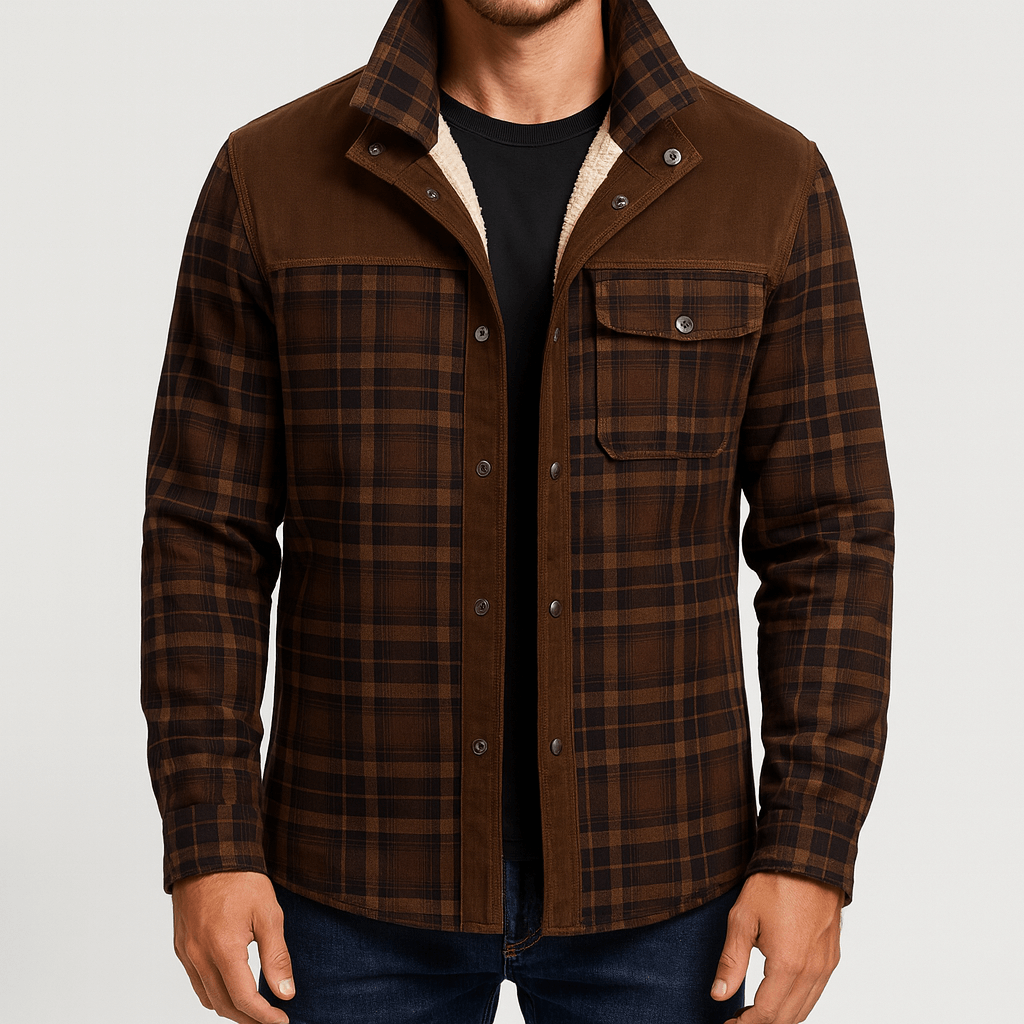 Elarova | Karierte Hemdjacke