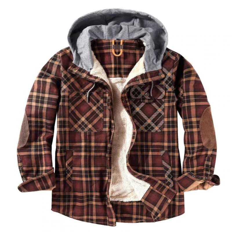 Elarova | Karierte Herrenjacke
