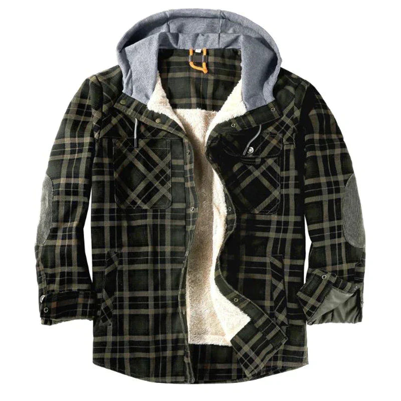 Elarova | Karierte Herrenjacke