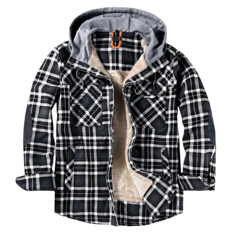 Elarova | Karierte Herrenjacke