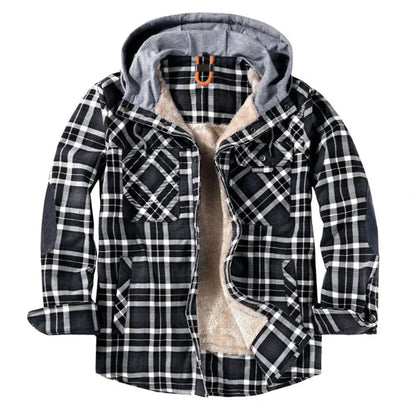 Elarova | Karierte Herrenjacke