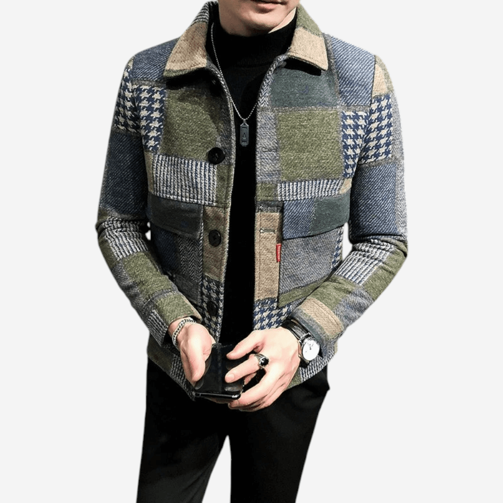 Elarova | Karierte Wolljacke