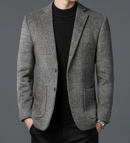 Elarova | Karierten Blazer für Herren