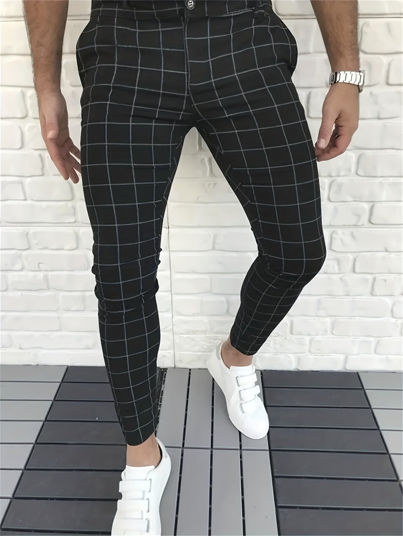Elarova | Karo-Hose für Männer