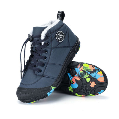 Elarova | Kinder Barfußschuhe 100% Wasserfest & Bequem für Winter