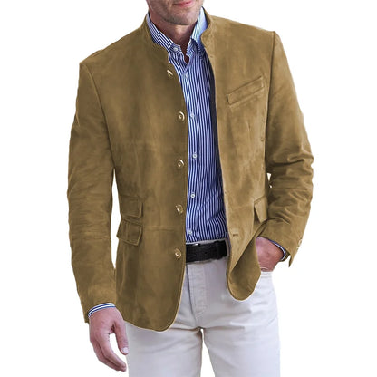 Elarova | Klassische Button-Down-Jacke Für Männer