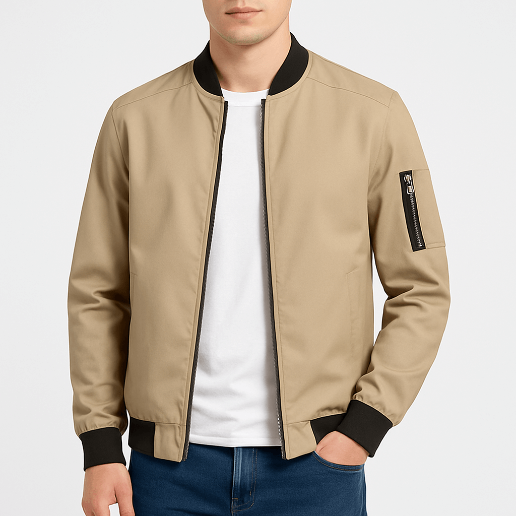 Elarova | Klassische Herren-Bomberjacke