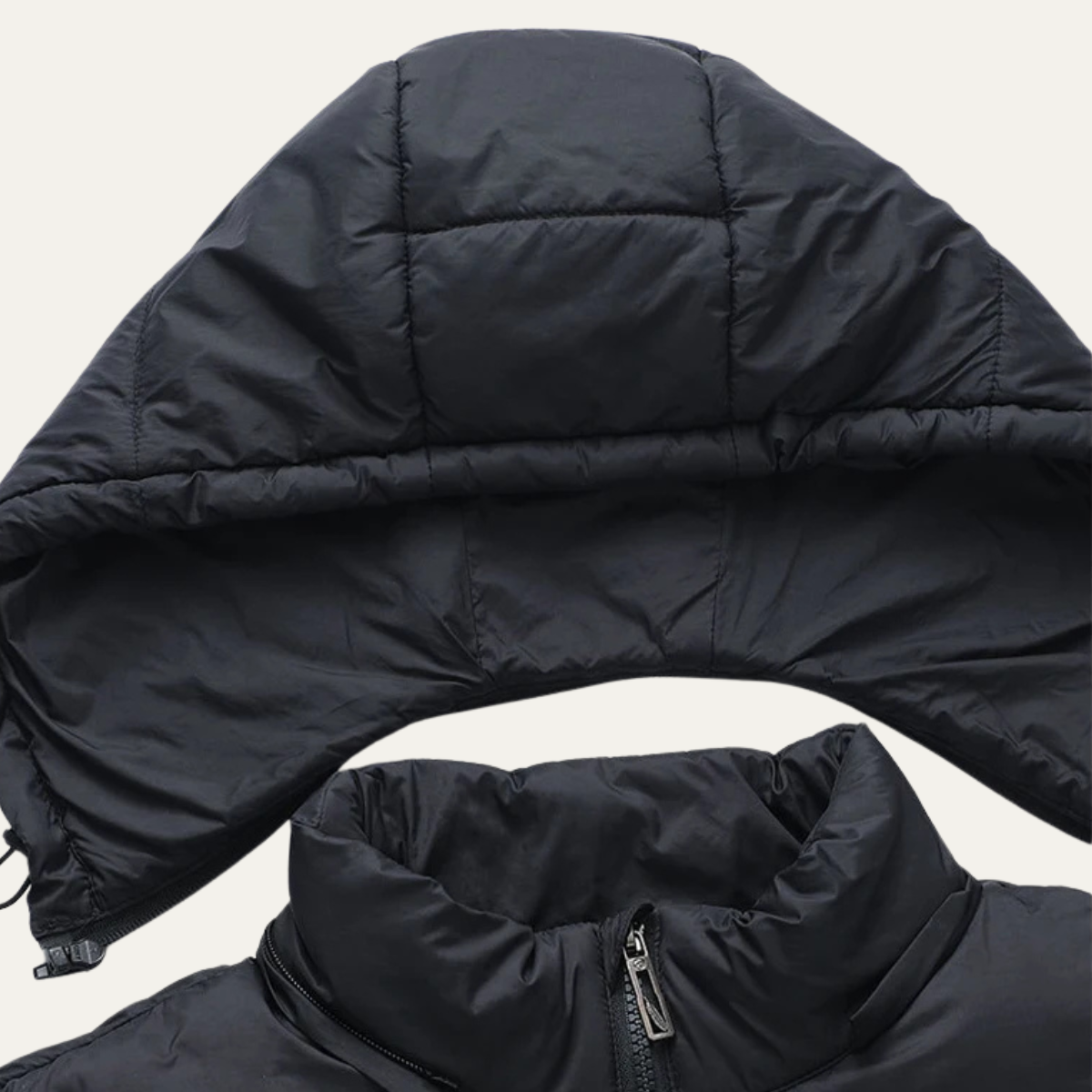 Elarova | Klassische Herren-Steppjacke in Hüftlänge
