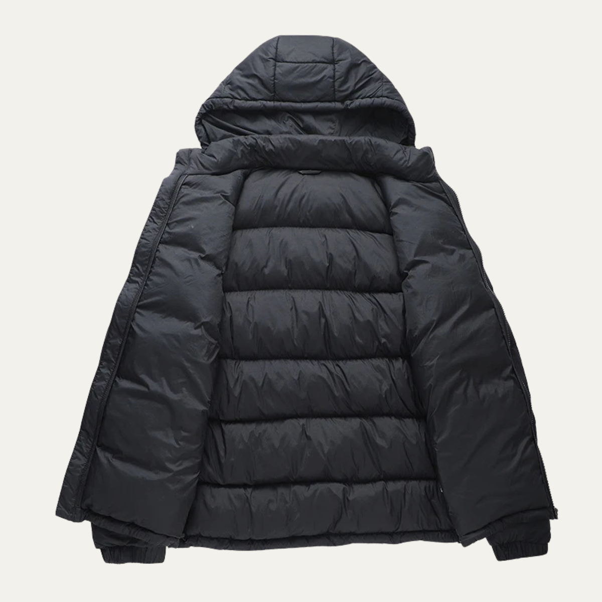 Elarova | Klassische Herren-Steppjacke in Hüftlänge