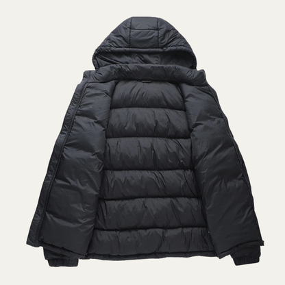 Elarova | Klassische Herren-Steppjacke in Hüftlänge