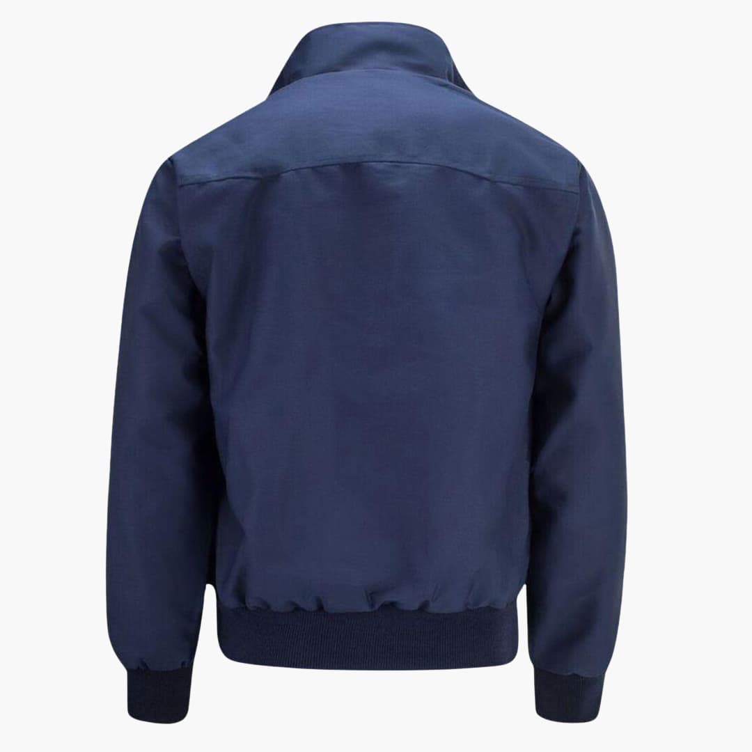 Elarova | Klassische Herren Winterjacke mit geripptem Saum und Kragen