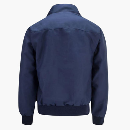 Elarova | Klassische Herren Winterjacke mit geripptem Saum und Kragen