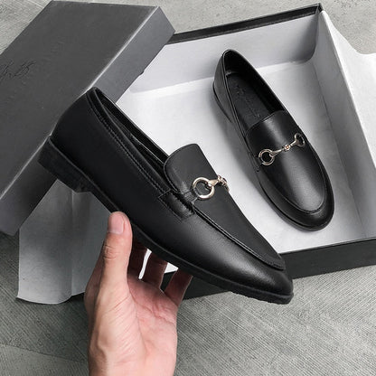 Elarova | Klassische Leder Slipper Für Herren Stilvoll & Bequem