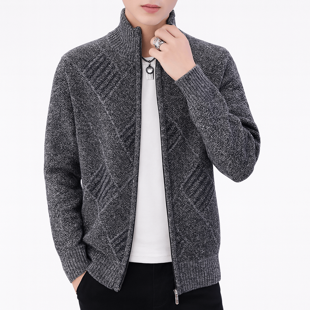 Elarova | Klassische Strickjacke