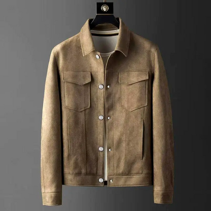 Elarova | Klassische Wildlederjacke