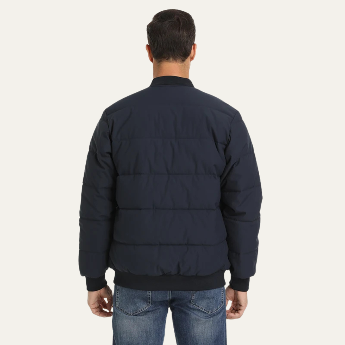Elarova | Klassische gesteppte Bomberjacke für Herren