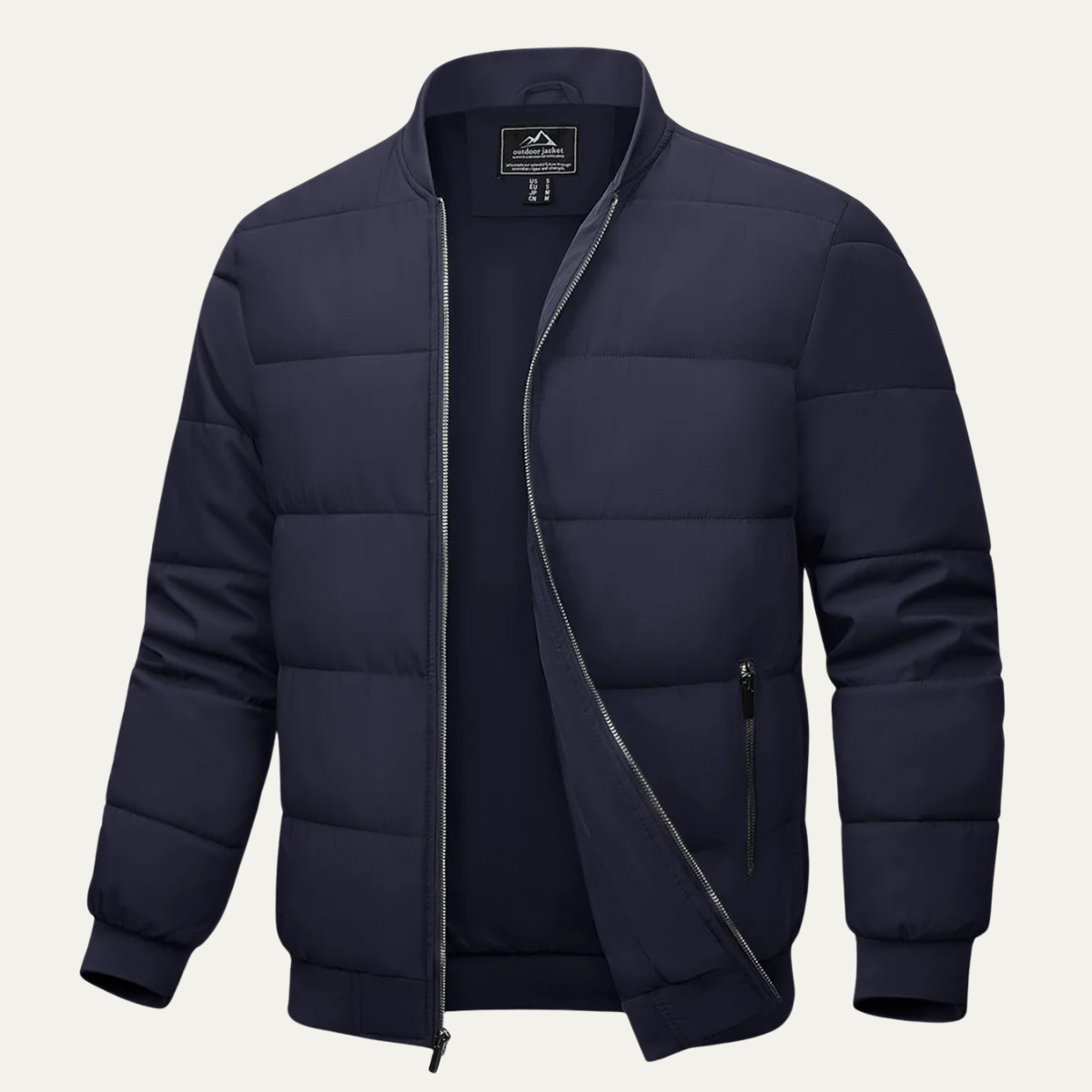Elarova | Klassische gesteppte Bomberjacke für Herren