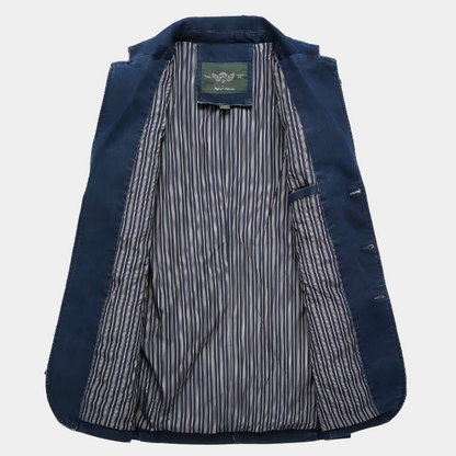 Elarova | Klassischer Blazer mit Revers für Herren