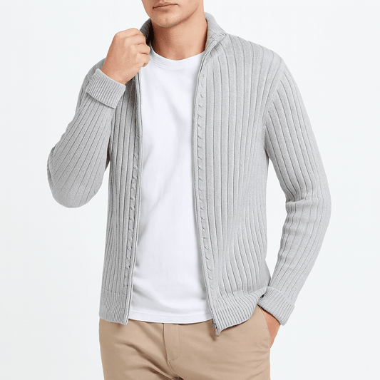 Elarova | Klassischer Cardigan-Pullover