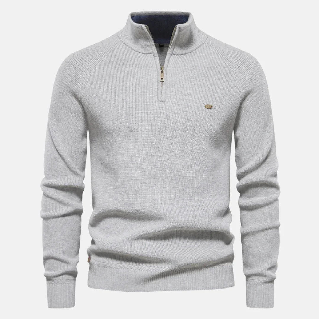 Elarova | Klassischer Strickpullover für Herren