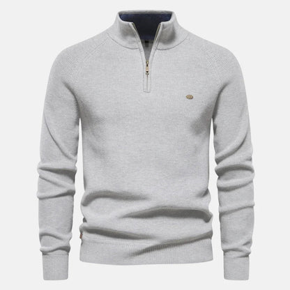 Elarova | Klassischer Strickpullover für Herren