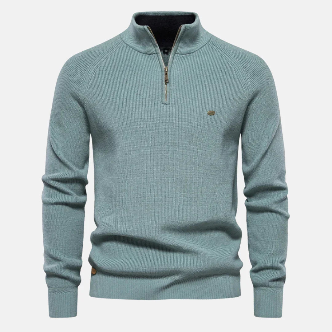 Elarova | Klassischer Strickpullover für Herren