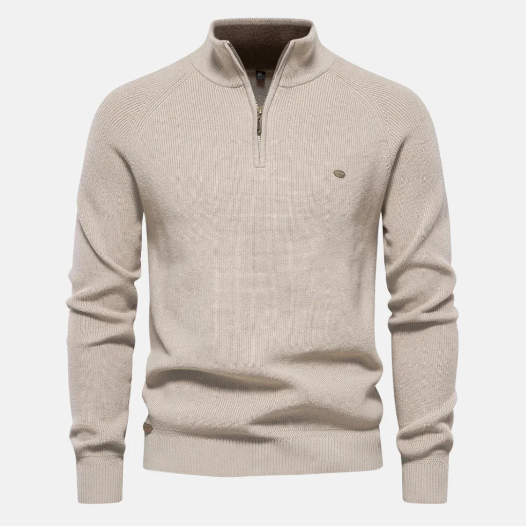 Elarova | Klassischer Strickpullover für Herren