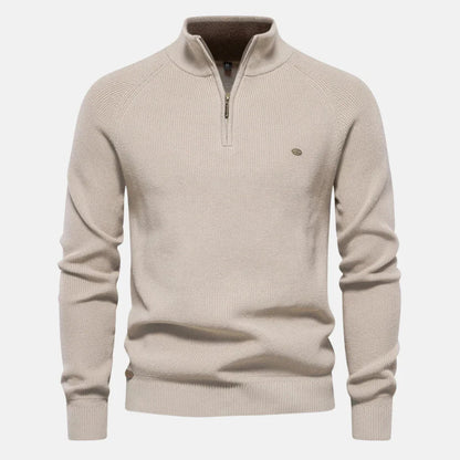 Elarova | Klassischer Strickpullover für Herren