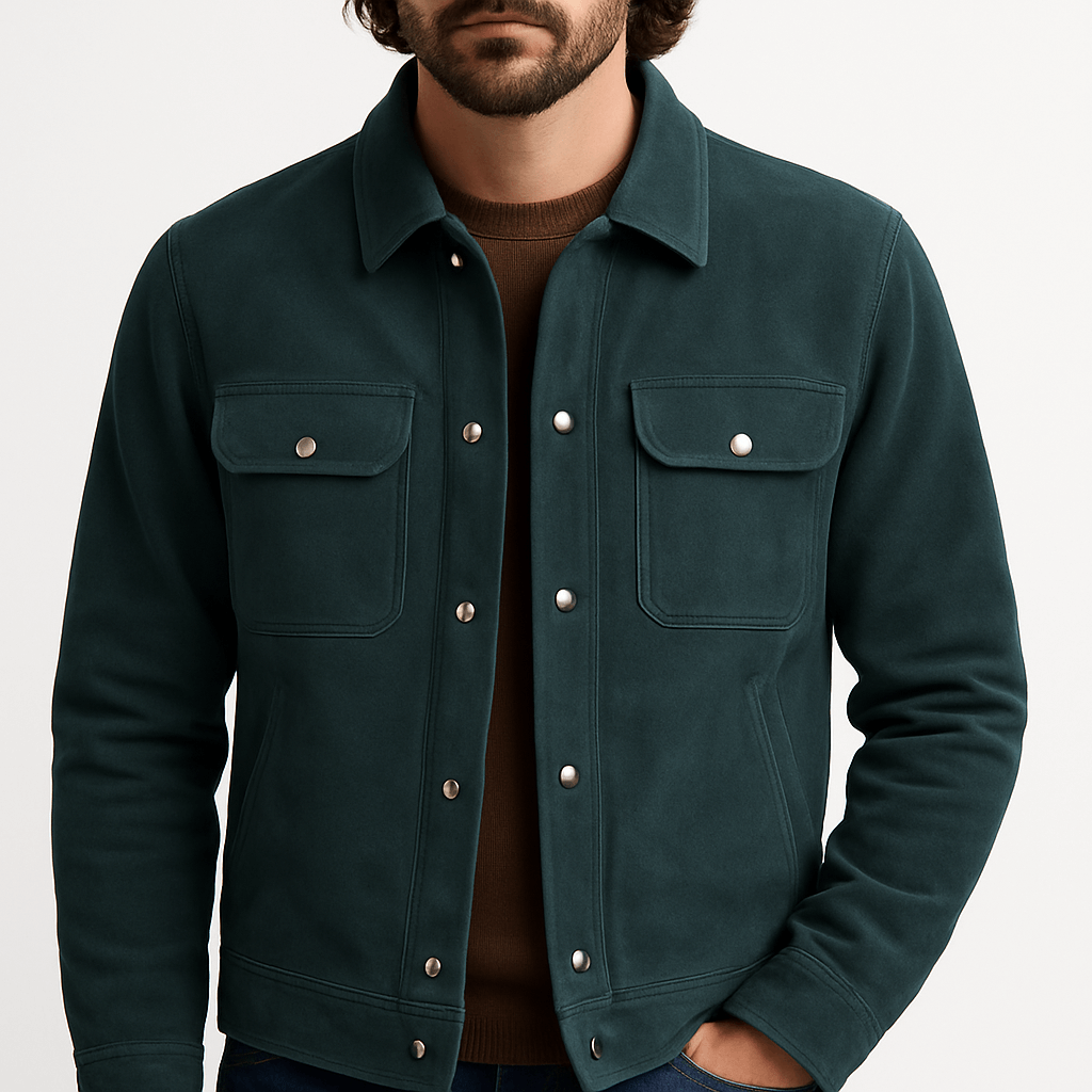 Elarova | Klassischer Wildlederblazer