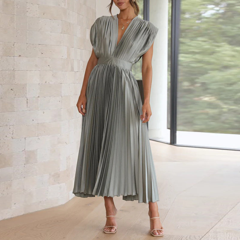 Elarova | Kleid mit V-Ausschnitt