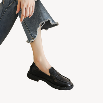 Elarova | Klobige Loafer aus Kunstleder für Damen