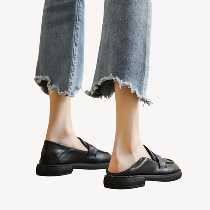 Elarova | Klobige Loafer aus Kunstleder für Damen