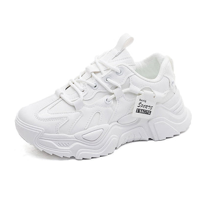 Elarova | Klobige Sneakers aus Kunstleder