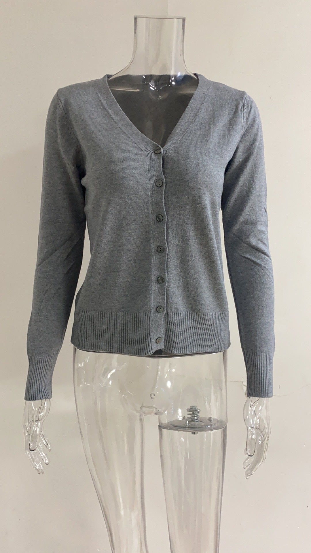 Elarova | Knopf Strick Cardigan Pullover