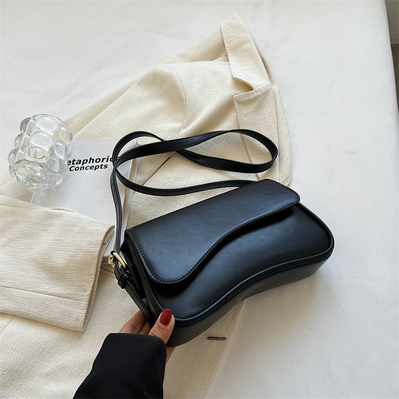 Elarova | Kompakte Damen Schultertasche