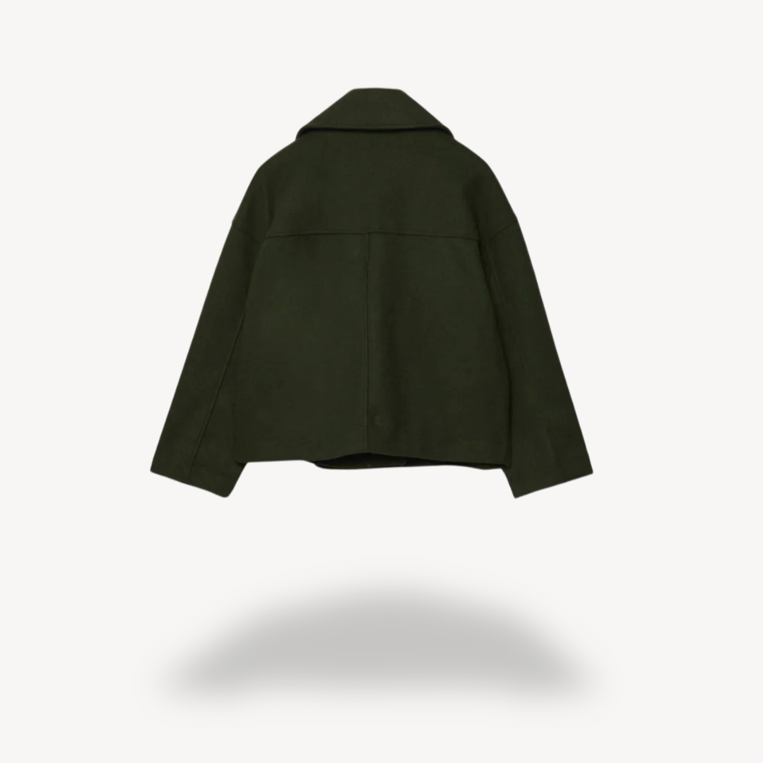 Elarova | Kurzer Woll-Peacoat für Damen