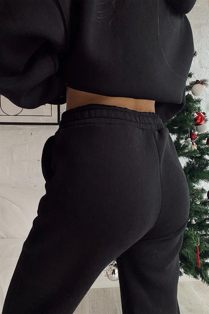 Elarova | Kuschelige Damen-Set mit Hoodie und Sweatpants | Bequeme Pullover-Sweatshirts