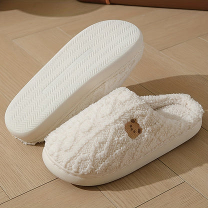 Elarova | Kuschelige Plüschgefütterte Winterpantoffeln – Warm Und Bequem Für Den Winter