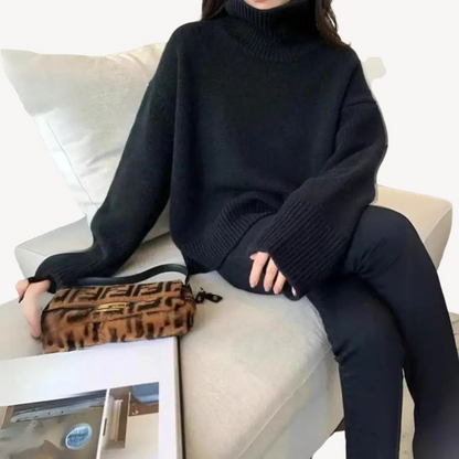 Elarova | Kuscheliger Rollkragenpullover für Damen