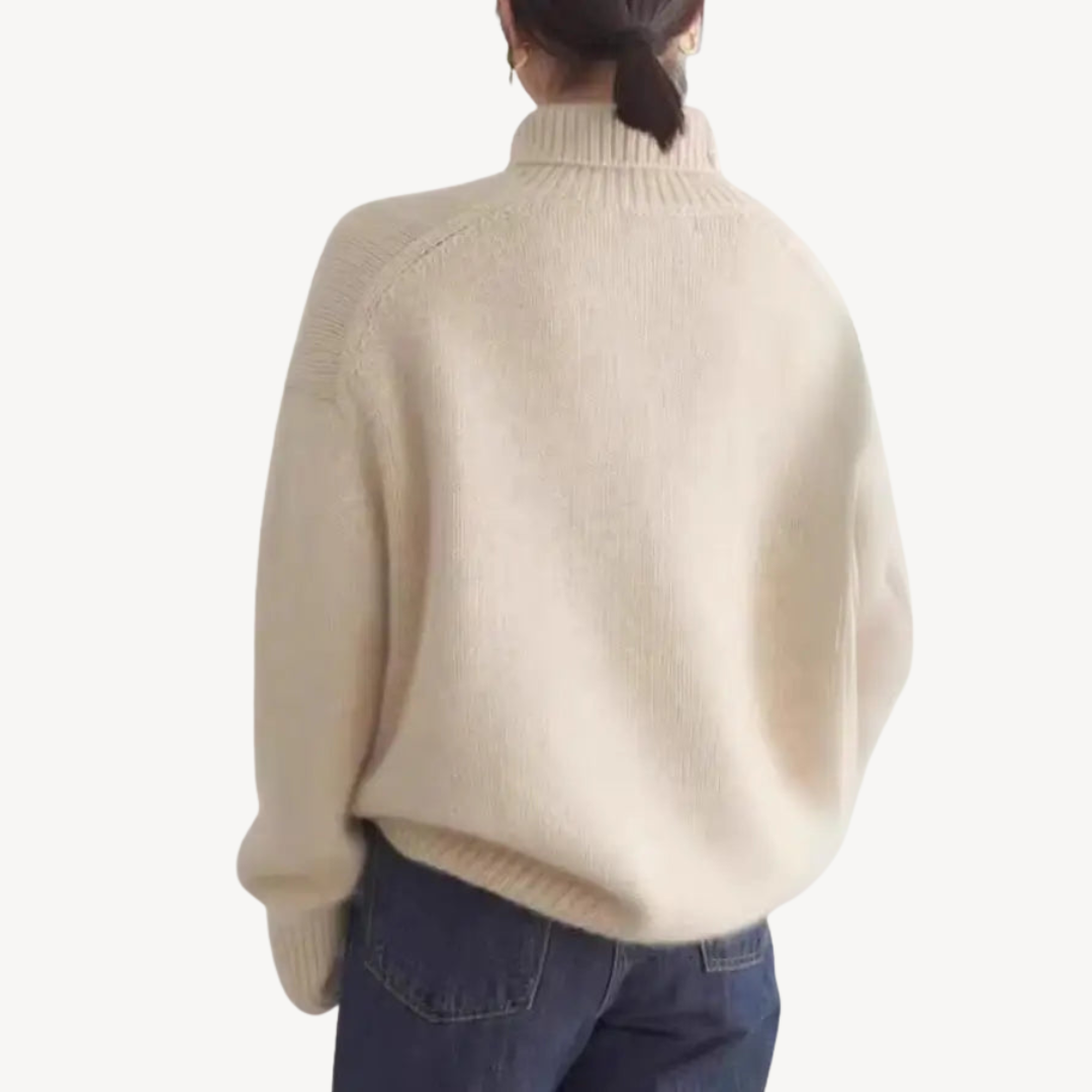 Elarova | Kuscheliger Rollkragenpullover für Damen