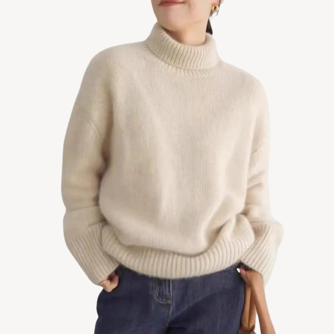 Elarova | Kuscheliger Rollkragenpullover für Damen