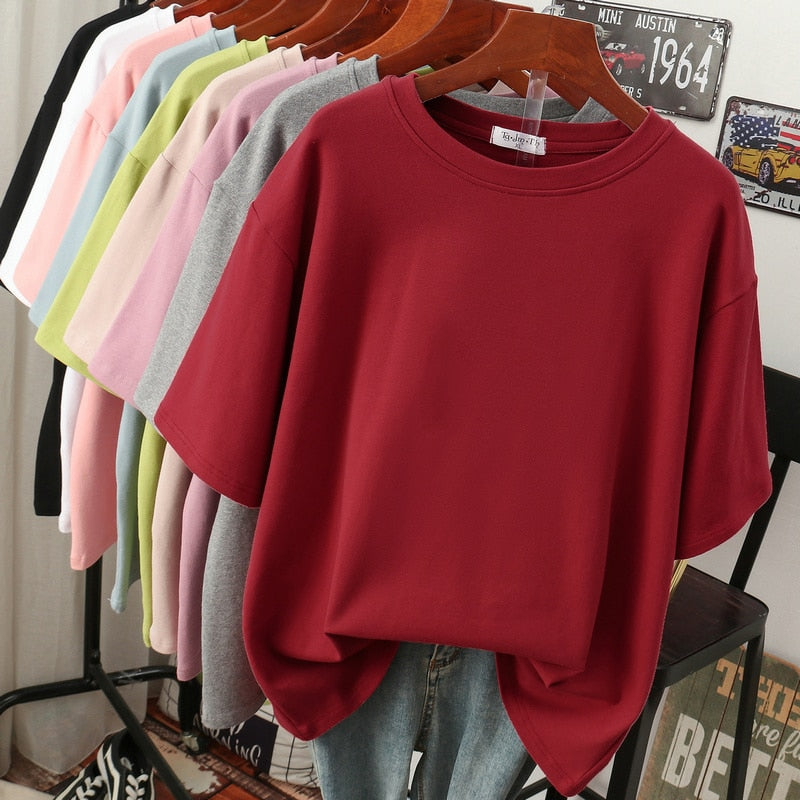 Elarova | Kuscheliges Baumwoll-Basic: Plus-Size T-Shirt für Damen