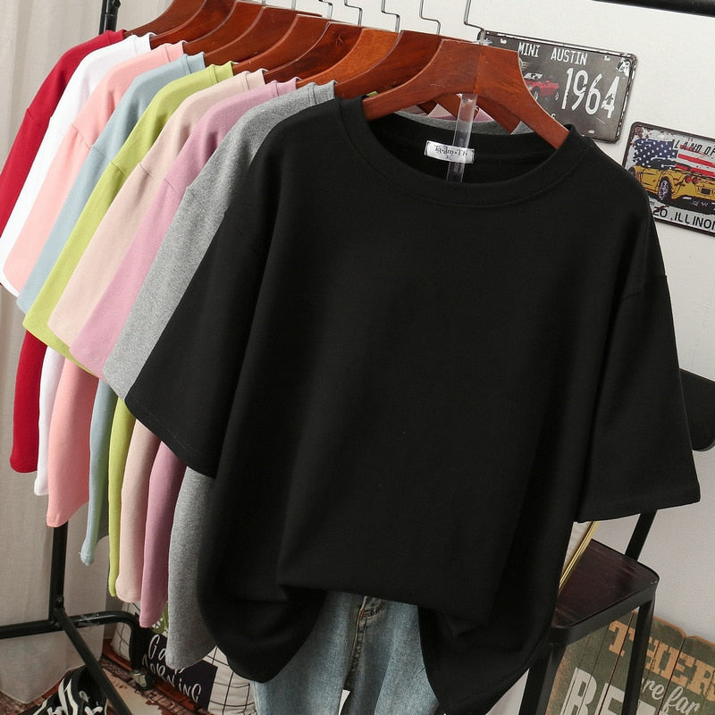 Elarova | Kuscheliges Baumwoll-Basic: Plus-Size T-Shirt für Damen