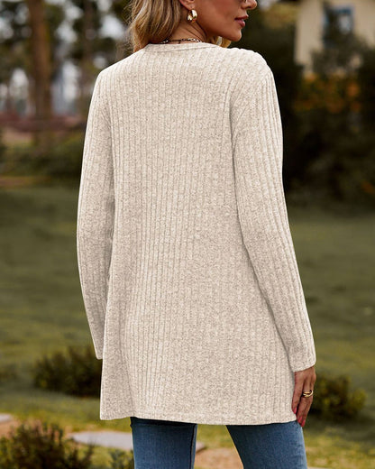 Elarova | Langärmelige Strickjacke für Damen