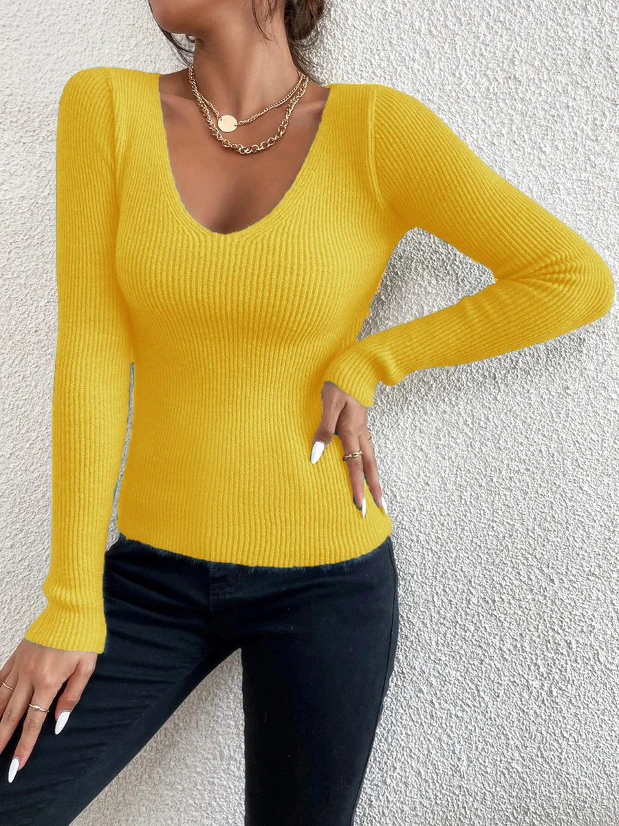 Elarova | Langärmeliger Pullover für Damen