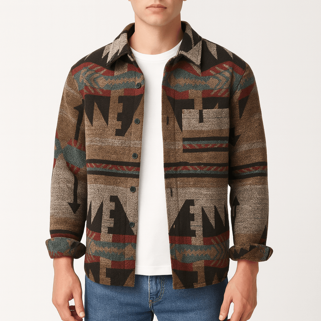 Elarova | Langärmlige Button-Down-Shacket