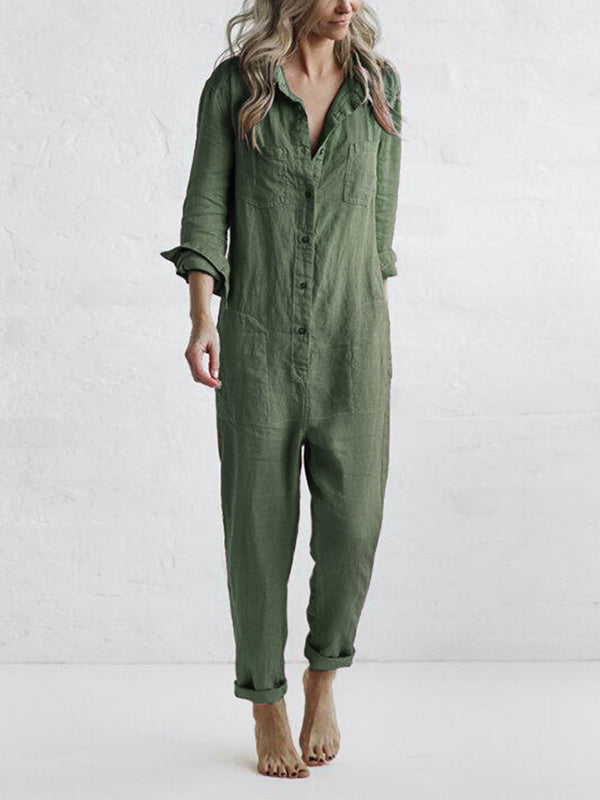 Elarova | Langärmliger Jumpsuit