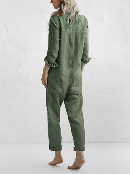Elarova | Langärmliger Jumpsuit
